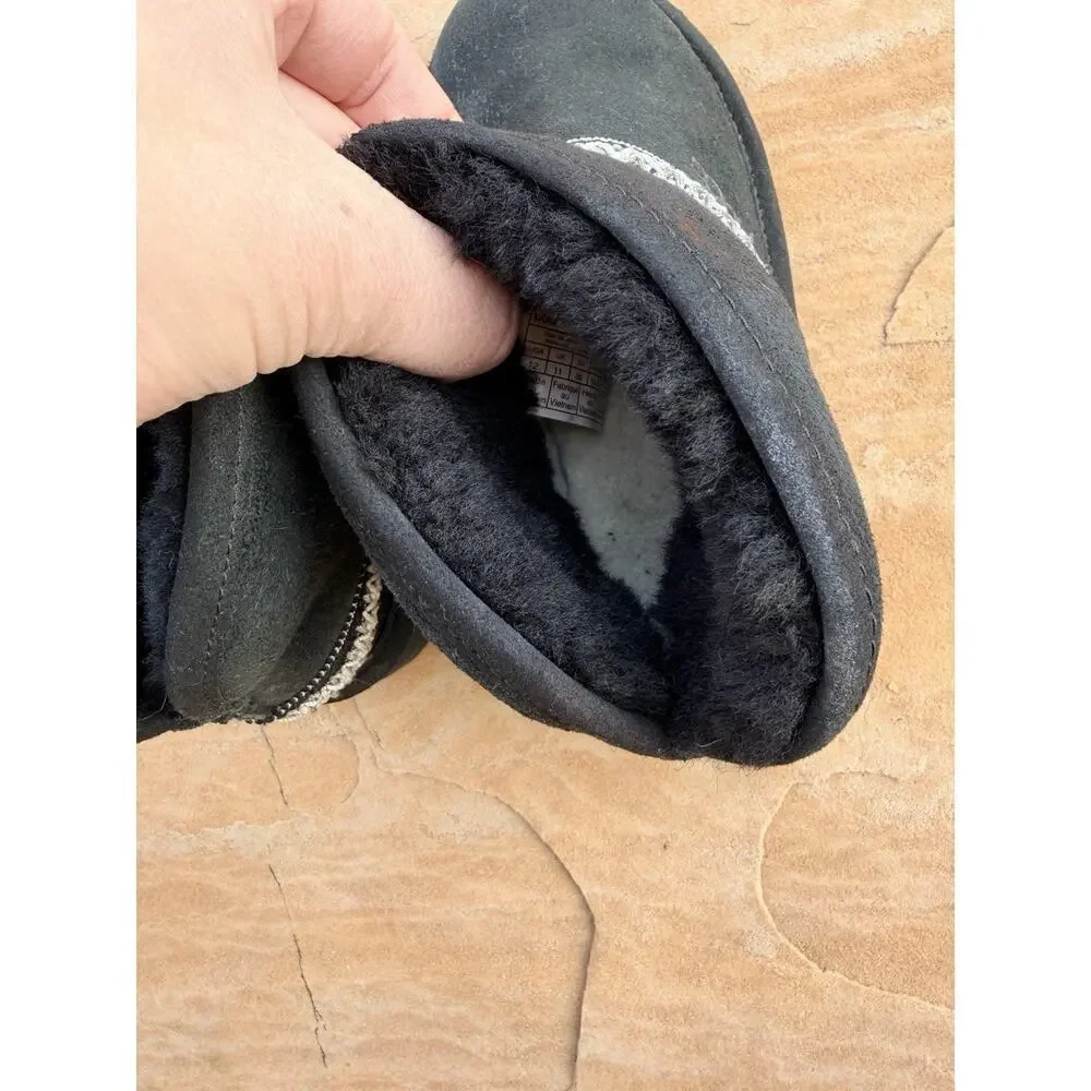 UGG Kids Tasman Ii Slipper | Black | 1019066K-BLK | Authentic Size 12